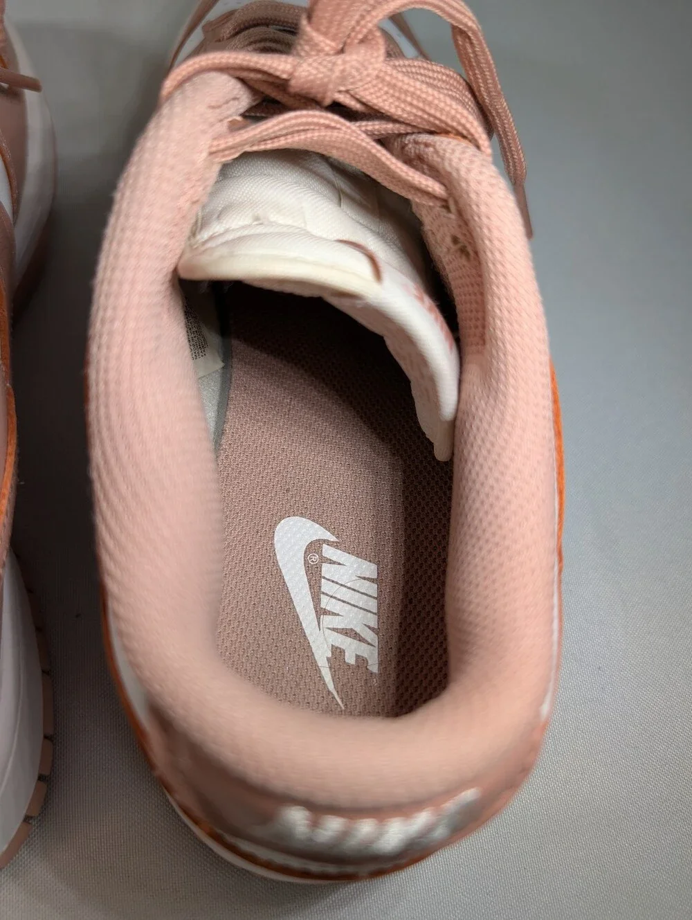 Nike Dunk Low Rose Whisper Blush Pink Low Top Sneakers